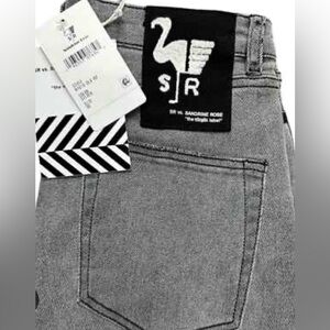 FREE PEOPLE SR vs Sandrine Rose The Virgin Label Black Mom Jean size 26